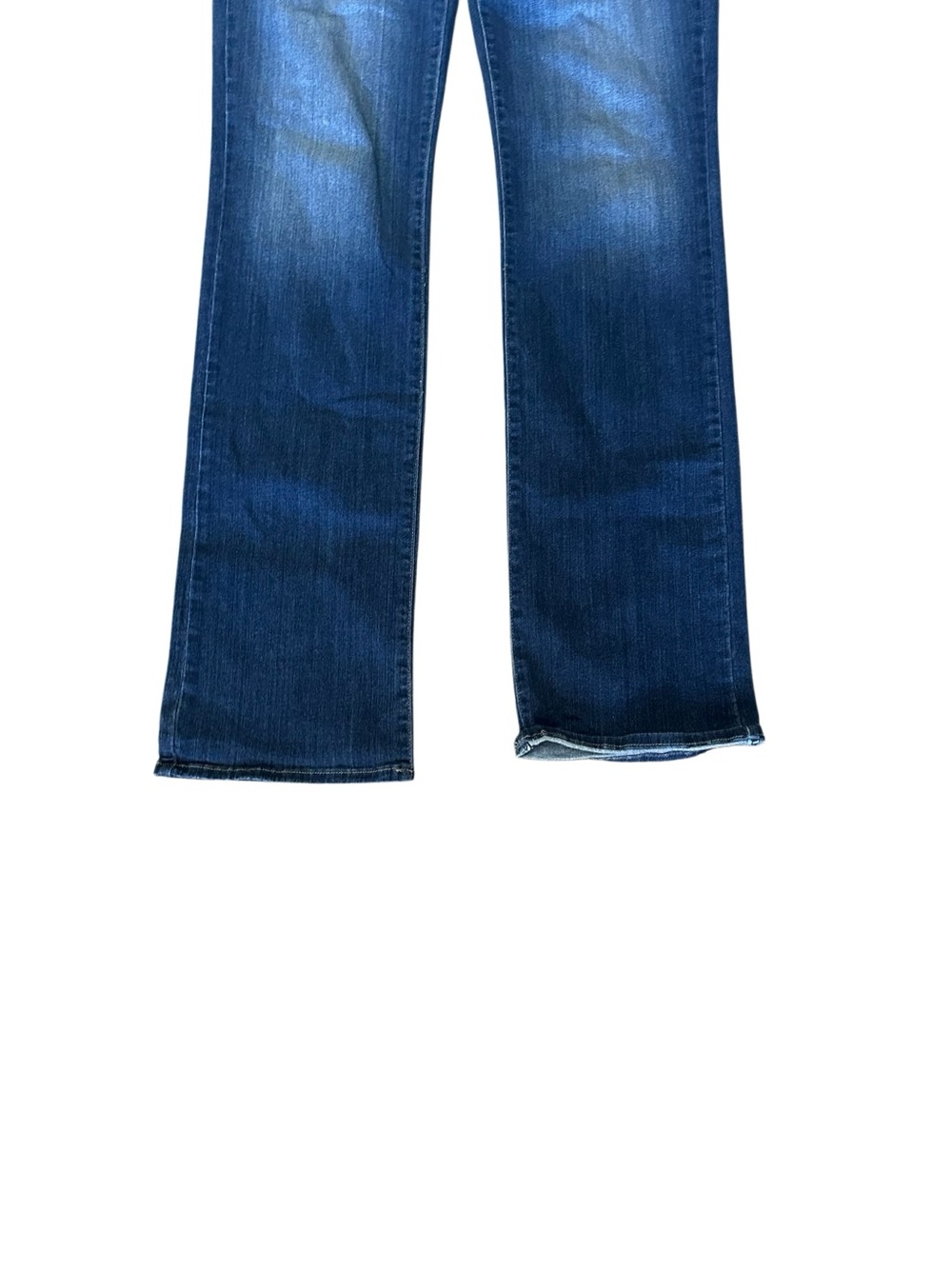 NYDJ Marilyn Straight Dark Wash Jeans. Extra Tall. Size 12 - Picture 7 of 11